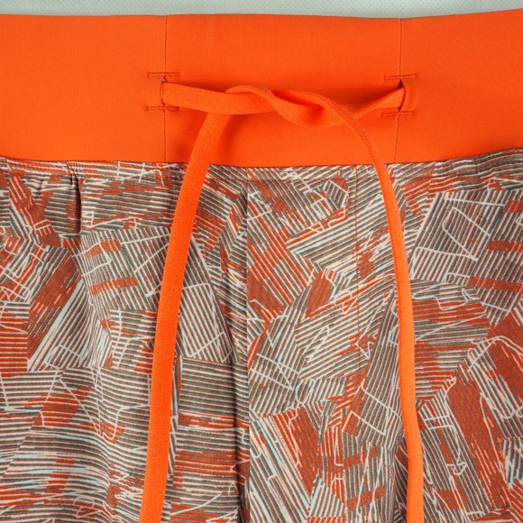 Lululemon Men's T.H.E. Short Linerless 7" Inseam Classic Stretch Orange Coral - Picture 4 of 16